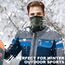 WTACTFUL Schlauchschal Herren Halbe Sturmhaube Motorrad Halstuch Herren Halswärmer Ski Mask Skimaske Halsschlauc Neck Gaiter Motorrad Gesichtsmaske für Winter Laufen Skifahren Snowboarden Grün