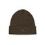 Tommy Hilfiger Herren Strickmütze Flag Cotton Beanie mit Kaschmir, Mehrfarbig (Army Green), Einheitsgröße
