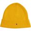 Tommy Hilfiger Herren Strickmütze Flag Cotton Beanie mit Kaschmir, Gelb (Countryside Yellow), Einheitsgröße
