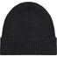Tommy Hilfiger Herren Strickmütze Flag Cotton Beanie mit Kaschmir, Mehrfarbig (Charcoal Gray), Einheitsgröße