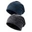 Kiiwah 2 Stück Beanie Mütze für Herren und Damen Streifen Slouch Unisex Stricken Beanie für den Frühling, Herbst und Winter
