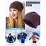 Kiiwah 2 Stück Beanie Mütze für Herren und Damen Streifen Slouch Unisex Stricken Beanie für den Frühling, Herbst und Winter