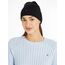 Tommy Hilfiger Damen Strickmütze Essential Flag Wintermütze, Schwarz (Black), Onesize