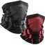 WTACTFUL 2 Stück Schlauchschal Herren Halbe Sturmhaube Motorrad Halstuch Herren Halswärmer Ski Mask Skimaske Halsschlauc Neck Gaiter Motorrad für Winter Laufen Skifahren Snowboarden Schwarz Rot