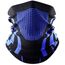 WTACTFUL Schlauchschal Herren Halbe Sturmhaube Motorrad Halstuch Herren Halswärmer Ski Mask Skimaske Halsschlauc Neck Gaiter Motorrad Gesichtsmaske für Winter Laufen Skifahren Snowboarden Blau