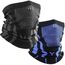 WTACTFUL 2 Stück Schlauchschal Herren Halbe Sturmhaube Motorrad Halstuch Herren Halswärmer Ski Mask Skimaske Halsschlauc Neck Gaiter Motorrad für Winter Laufen Skifahren Snowboarden Schwarz Blau