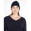Tommy Hilfiger Damen Strickmütze Essential Flag Wintermütze, Blau (Space Blue), Onesize