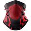 WTACTFUL Schlauchschal Herren Halbe Sturmhaube Motorrad Halstuch Herren Halswärmer Ski Mask Skimaske Halsschlauc Neck Gaiter Motorrad Gesichtsmaske für Winter Laufen Skifahren Snowboarden Rot