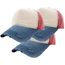 4sold (3 Stück) Baseballkappe für Herren und Damen, 100% Baumwolle, Baseballkappe, Sport, lässig, einfarbig, Sonnenhut, Mütze, Messing, Polo-Stil, klassisch, Farbset 12, One Size