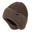 Wmcaps Wintermütze, Mütze mit Warmem Fleecefutter und Ohrklappen für Herren Damen, Warme Thermische Strickmütze für Den Außenbereich Komfortabel Weich Stretchy Geschenk für Männer Frauen, Braun