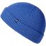 Enter the Complex® Fisherman Beanie, 100% Merino Wolle, Trawler Mütze, Fischermütze, Troyer, Ribbstrick, Damen und Herren, Blau