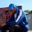 SHYNE Silky Durag – Blau | Perfekt für Waves, Zöpfe und Locken | Premium Silk Du Rags für Männer und Frauen | Langer Schwanz | Ultraweicher und knitterfreier Satin | Black Owned Business