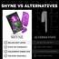 SHYNE Silky Durag – Mehrfarbige Optionen | Perfekt für Waves, Zöpfe und Locken | Premium Silk Du Rags für Männer und Frauen | Ultraweicher und knitterfreier Satin | Black Owned Business (Lila)