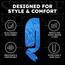 SHYNE Silky Durag – Blau | Perfekt für Waves, Zöpfe und Locken | Premium Silk Du Rags für Männer und Frauen | Langer Schwanz | Ultraweicher und knitterfreier Satin | Black Owned Business
