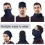 HEGCOIIE Winter Loop Schal Herren & Damen，Fleece Schlauchschal Halswärmer Halstuch Winddicht Ski Maske Warmer für Outdoor Skifahren Motorrad Laufen Radfahren