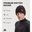 FORVEVO Mütze Herren Damen Winter, Warme Beanie Herren mit Fleece Futter, Thermo Wintermütze Männer, Winddichte Strickmützen für Unisex,Outdoor Laufen Skifahren(Braun)