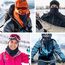 HEGCOIIE Winter Loop Schal Herren & Damen，Fleece Schlauchschal Halswärmer Halstuch Winddicht Ski Maske Warmer für Outdoor Skifahren Motorrad Laufen Radfahren
