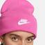 Nike Unisex Beanie U Nk Peak Beanie Tc FUT L, Playful Pink/White, FB6528-675, 1SIZE