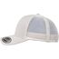 Flexfit Unisex Retro Trucker Cap, Klassische Trucker Cap mit Mesh-Rückseite, one Size, Silver