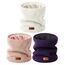 MSDC Schal Herren Winter 3 Stück, Halswärmer Schlauchschal Damen Thermal Dick Warm mit Fleece Gefüttert Kaltes Wetter, Loop Halsschlauch Halstuch Ski-Gesichtsmaskenabdeckung（Weiß,Rosa,Violett）