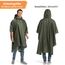 Opret Wasserdicht Regenponcho Damen Herren, Leicht Atmungsaktiv Regencape 3-in-1-Multifunktional Regenmantel Regenschutz Regen Poncho für Wandern und Camping