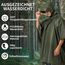 Opret Wasserdicht Regenponcho Damen Herren, Leicht Atmungsaktiv Regencape 3-in-1-Multifunktional Regenmantel Regenschutz Regen Poncho für Wandern und Camping