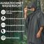 Opret Wasserdicht Regenponcho Damen Herren, Leicht Atmungsaktiv Regencape 3-in-1-Multifunktional Regenmantel Regenschutz Regen Poncho für Wandern und Camping-Grau