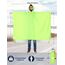 ANYOO Leichter Wasserdichter Regencape Regenjacken Atmungsaktiver Regenschutz, Unisex Ripstop Regenmantel mit Kapuze für im Freien Camping Wandern Angeln, Grüngelb, Einheitsgröße