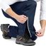 33,000ft wasserdichte Regenhose für Herren Leichte Regenhose Winddichte Outdoorhose zum Wandern Camping Golf Blau S /28L