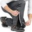 33,000ft wasserdichte Regenhose für Herren Leichte Regenhose Winddichte Outdoorhose zum Wandern Camping Golf Grau M 32L