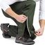 33,000ft wasserdichte Regenhose für Herren Leichte Regenhose Winddichte Outdoorhose zum Wandern Camping Golf Armeegrün XL 34L