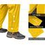 33,000ft wasserdichte Regenhose für Herren Leichte Regenhose Winddichte Outdoorhose zum Wandern Camping Golf Gelb S /32L