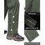 33,000ft Men's Rain Pants, Lightweight Waterproof Rain Over Pants, Windproof Outdoor Pants for Hiking, Fishing Army Green