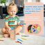 HaoVrisn Holz Montessori Spielzeug ab 1 2 3 Jahre, Holzspielzeug Montessori Spielzeug ab 1 Jahr, Motorikspielzeug ab 1 Jahr Lernspielzeug Geschenk für Kleinkinder - Holz Sortier & Stapelspielzeug