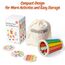 Smartwo Montessori Spielzeug ab 1 Jahr, Kinderspielzeug zum Farben Lernen, Sortierspiel Steckspiele Lernspiele ab 2 Jahre, Holzspielzeug Baby, Motorikspielzeug, Geschenk für Mädchen Jungen
