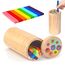 HaoVrisn Holz Montessori Spielzeug ab 1 2 3 Jahre, Holzspielzeug Montessori Spielzeug ab 1 Jahr, Motorikspielzeug ab 1 Jahr Lernspielzeug Geschenk für Kleinkinder - Holz Sortier & Stapelspielzeug