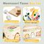 Vanplay Montessori Spielzeug Baby 12 Monate, 6 in 1 Tücherbox Baby Spielzeug ab 1 Jahr, Holzspielzeug Motorikspielzeug ab 1 2 3 Jahre Mädchen Junge, Geschenk Kind 1 Jahr