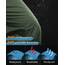 33,000ft Men's Rain Pants, Lightweight Waterproof Rain Over Pants, Windproof Outdoor Pants for Hiking, Fishing Army Green