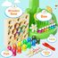 COOLJOYA Magnetische Angelspiel ab 2 Jahre, Montessori Spielzeug ab 2 Jahre, Baby Holzspielzeug, Motorikspielzeug Fische Angeln Spiel 2 3 Jahre Mädchen Junge Kinder, Ostern Geschenke Kinder