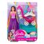 Barbie Dreamtopia Skipper Prinzessin Puppe, mit braunen Haaren, Zwei weiße Schafe, Tierkrippe, Accessoires, inkl. Skipper-Puppe, Geschenk für Kinder, Spielzeug ab 3 Jahre,HLC29