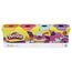 PlayDoh 4er Pack Sweet, Bastel-Set in Pastellfarben für Kleinkinder, Dosen je 112g (pink, hellblau, Hellorange, lila), für fantasievolles Spielen ab 2 Jahren