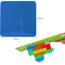 Große Bauplatte Kompatibel mit Lego Duplo Platten,38.4 * 38.4cm Classic Grundplatte mit 24 x 24 Noppen für Duplo Steine,Konstruktionsspielzeug für Kleinkinder,Mädchen und Jungen, Blau