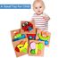 Geschenk 1 2 3 Jahr Mädchen Junge, Holzspielzeug Ab 1 2 3 Jahren Baby, Holzpuzzle Babyspielzeug Ab 1 2 Jahr Kinder Junge Mädchen Motorikspielzeug Kinder Ab 1 2 Jahr Montessori Vorschule Lernspielzeug