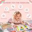 Sumtoco Busy Board, Montessori Spielzeug 2 Jahre, 9 In 1 Montessori Activity Board, Busy Board Ab 1 2 Jahr, Kinderspielzeug Ab 1 Jahr, Geschenk Für Spielzeug Ab 1 2 3 4 Mädchen, Quiet Book