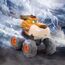 HOLA Baby Spielzeug 1 2 3 Jahre Junge, 3 Stück Monstertruck Reibungsbetriebene Rennwagen LKW Zurückziehen Push and Go Trägheit Fahrzeug , Geschenk