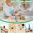 Konijiwa Montessori Busy Board Activity Board ab 1 Jahr Holzspielzeug mit 15 LED Lichtschalterspielzeug Sensorisches Lernspielzeug für Babys und Kleinkinder ab 1 2 3 Jahre