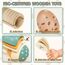 Lehoo Castle Musikinstrumente für Kinder, Montessori Holzspielzeug ab 2 3 Jahre, Instrumente Set mit Xylophone Trommel für Kindergarten, Musik Lernspielzeug Geschenk für Baby Mädchen Junge