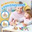 Aolieh Montessori Spielzeug ab 1 Jahr, 2-in-1 Montessori Spielzeug ab 1 2 3 Jahre Mädchen Jungen Baby Spielzeug Geschenk Farbe Sortierspiel Kinderspielzeug Motorikspielzeug Holzspielzeug ab 1 Jahr