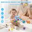 SAIMAND Baby Spielzeug 6-12 Monate – Überraschungs-Entwicklungsbox mit Meerestieren, Rassel & Spiegel, Sensorisches Montessori Lern- und Motorikspielzeug, Geschenke für Kinder 1 2 3 Jahre