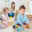 Quiet Book ab 1 Jahr | Stoffbuch für Babys | Filzbuch Montessori | Babybücher aus Weichem Stoff Früh Lernen Lebenskompetenzen Lernspielzeug 3D Filz ab 6 Monate - 5 Jahr Geschenk für Mädchen Jungen